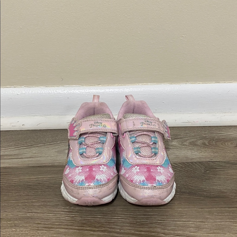 Pink and blue Disney princess sneakers